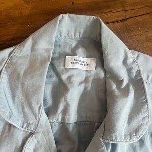 Saturdays NYC button down short sleeve